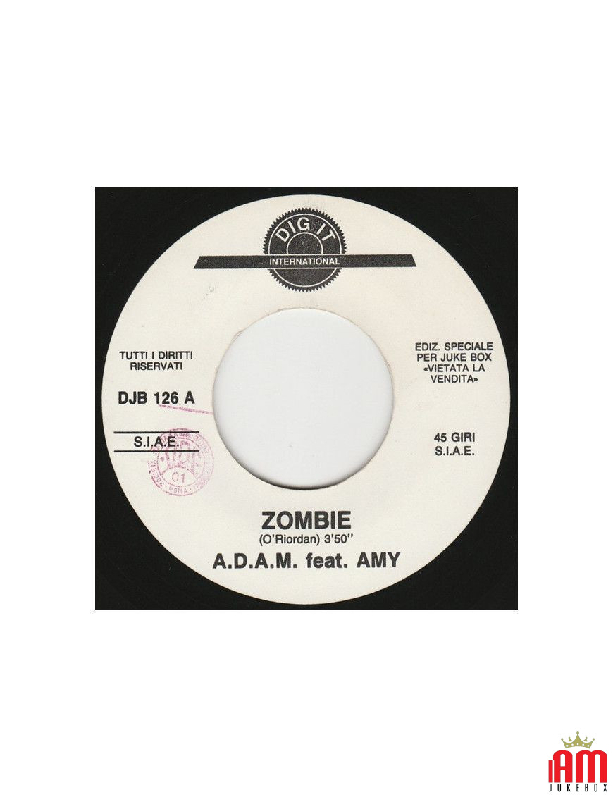 Zombie Happy To Be [A.D.A.M.,...] - Vinyl 7", 45 RPM, Jukebox [product.brand] 1 - Shop I'm Jukebox 