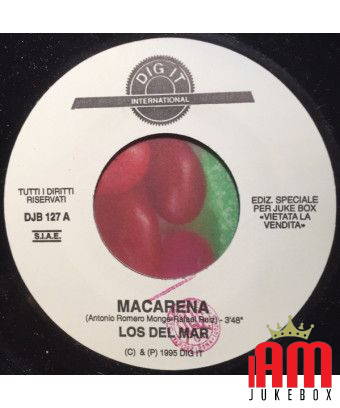 Macarena Capturing Matrix [Los Del Mar,...] – Vinyl 7", 45 RPM, Jukebox [product.brand] 1 - Shop I'm Jukebox 