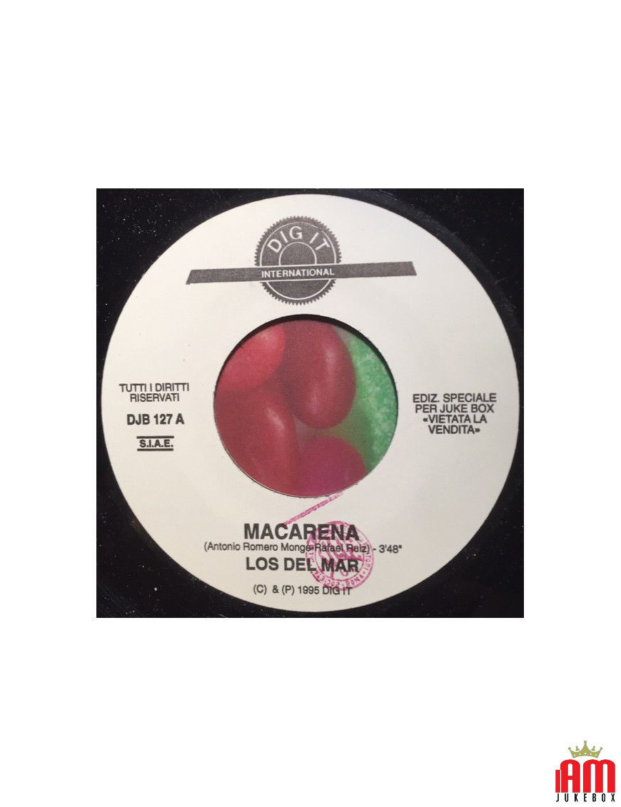 Macarena Capturing Matrix [Los Del Mar,...] - Vinyl 7", 45 RPM, Jukebox [product.brand] 1 - Shop I'm Jukebox 