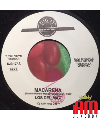 Macarena Capturing Matrix [Los Del Mar,...] - Vinyle 7", 45 RPM, Jukebox