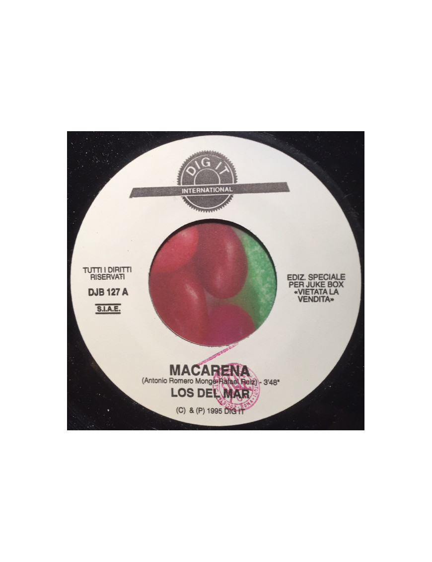 Macarena Capturing Matrix [Los Del Mar,...] – Vinyl 7", 45 RPM, Jukebox