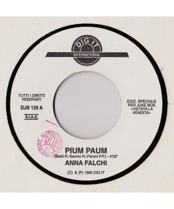 Pium Paum In The Name Of Love [Anna Falchi,...] – Vinyl 7", 45 RPM, Jukebox [product.brand] 1 - Shop I'm Jukebox 