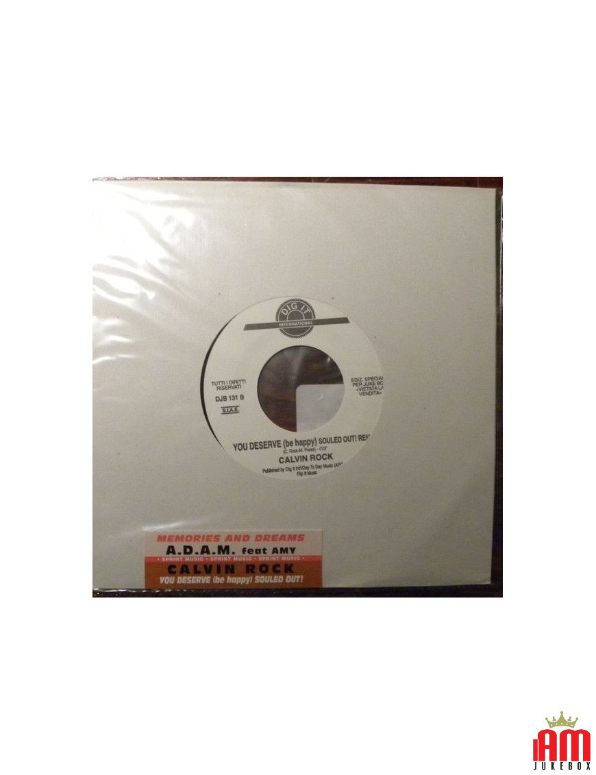 Memories And Dreams You Deserve (Be Happy) [A.D.A.M.,...] - Vinyl 7", 45 RPM, Jukebox [product.brand] 1 - Shop I'm Jukebox 