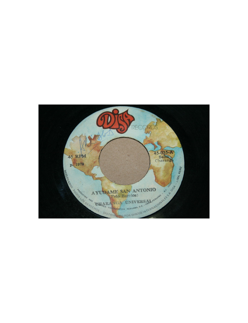 Ayúdame San Antonio [Charanga Universal] – Vinyl 7", 45 RPM, Single [product.brand] 1 - Shop I'm Jukebox 