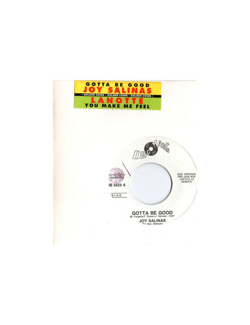 Gotta Be Good You Make Me Feel [Joy Salinas,...] - Vinyl 7", 45 RPM, Jukebox [product.brand] 1 - Shop I'm Jukebox 