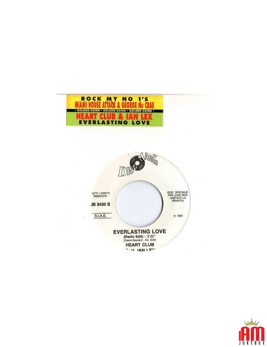 Rock My N° 1'S Everlasting Love [Miami House Attack,...] - Vinyl 7", 45 RPM, Jukebox [product.brand] 1 - Shop I'm Jukebox 