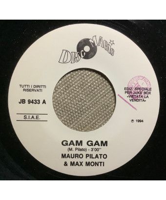 Gam Gam Dance The Night Away [Mauro Pilato,...] - Vinyle 7", 45 RPM, Jukebox [product.brand] 1 - Shop I'm Jukebox 