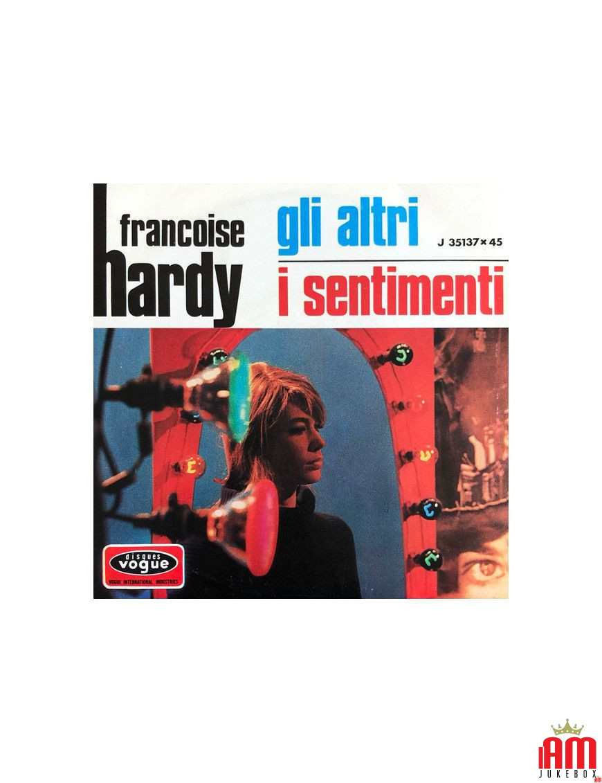 Les Autres Les Sentiments [Françoise Hardy] - Vinyl 7", 45 RPM, Single [product.brand] 1 - Shop I'm Jukebox 