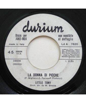 La Dame de Pique [Little Tony] - Vinyle 7", 45 RPM, Jukebox [product.brand] 1 - Shop I'm Jukebox 