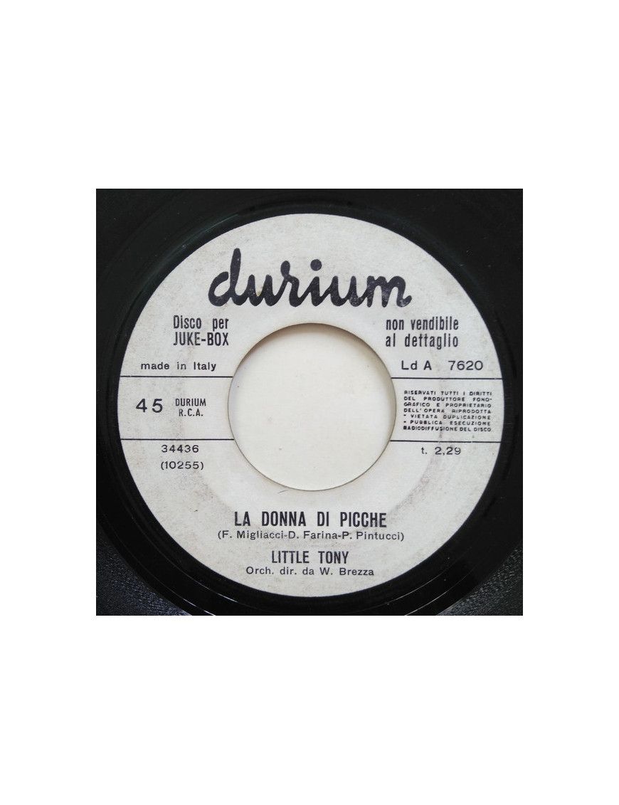 The Queen of Spades [Little Tony] – Vinyl 7", 45 RPM, Jukebox [product.brand] 1 - Shop I'm Jukebox 