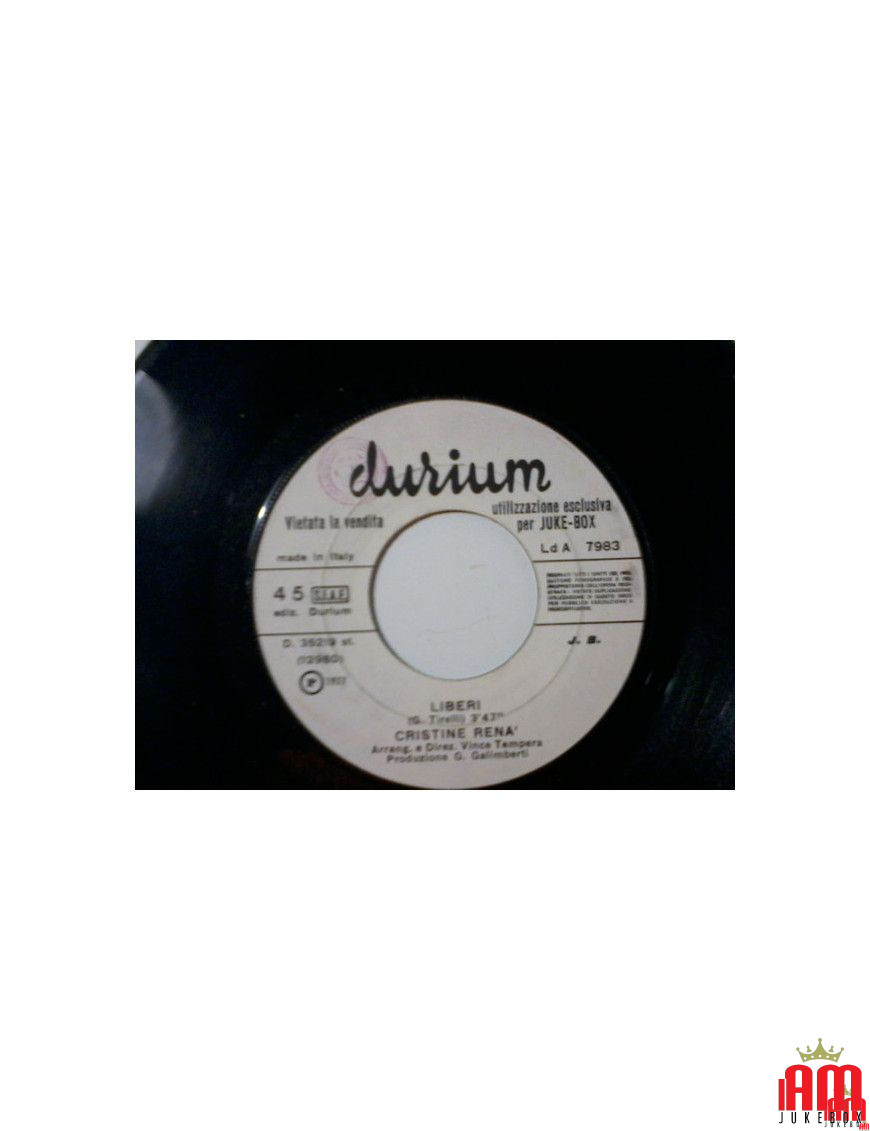 Ma Baker Liberi [Boney M.,...] - Vinyl 7", 45 RPM, Jukebox [product.brand] 1 - Shop I'm Jukebox 