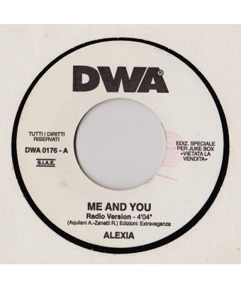 Me And You (Radio Version) Bad Boy (DWA Radio) [Alexia,...] – Vinyl 7", 45 RPM, Jukebox [product.brand] 1 - Shop I'm Jukebox 