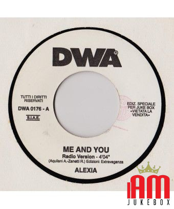 Me And You (Radio Version) Bad Boy (DWA Radio) [Alexia,...] – Vinyl 7", 45 RPM, Jukebox [product.brand] 1 - Shop I'm Jukebox 