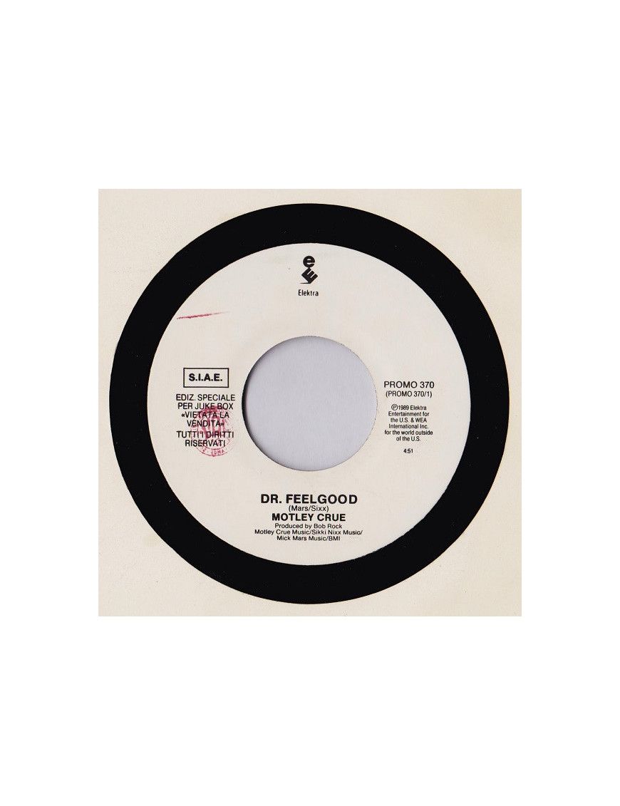 Dr. Feelgood The Only One [Mötley Crüe,...] – Vinyl 7", 45 RPM, Jukebox [product.brand] 1 - Shop I'm Jukebox 