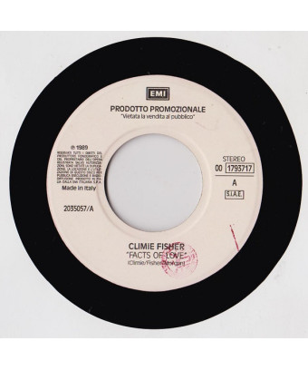 Facts Of Love Givin Up [Climie Fisher,...] - Vinyle 7", 45 RPM, Promo [product.brand] 1 - Shop I'm Jukebox 