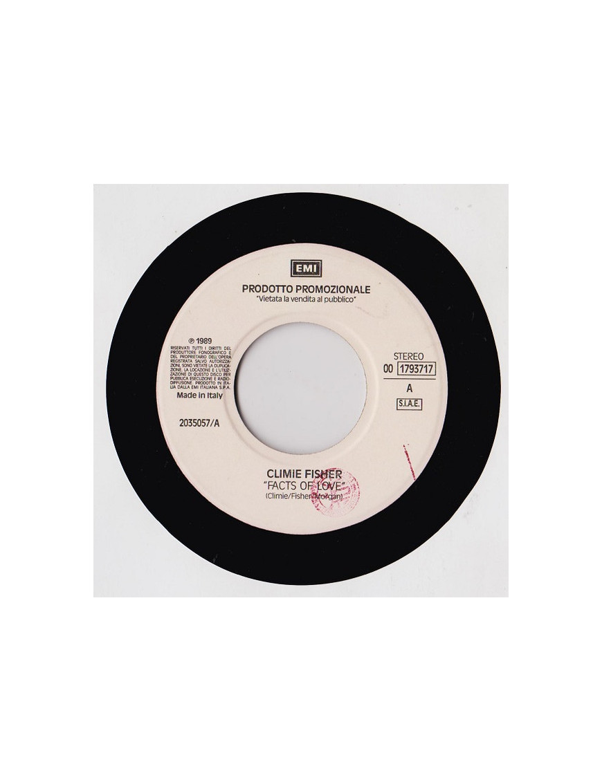 Facts Of Love Givin Up [Climie Fisher,...] - Vinyl 7", 45 RPM, Promo [product.brand] 1 - Shop I'm Jukebox 