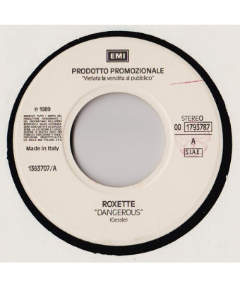 Dangerous   Fleurs Carnivores (L'Homme Au Tablier Vert) [Roxette,...] - Vinyl 7", 45 RPM, Promo