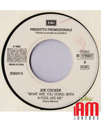 Que fais-tu avec un imbécile comme moi Cosa Ti Farei [Joe Cocker,...] - Vinyl 7", 45 RPM, Promo [product.brand] 1 - Shop I'm Juk