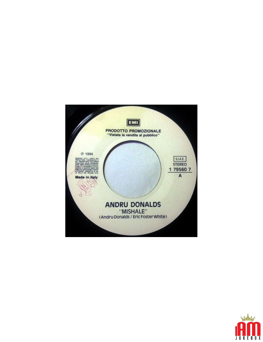 Mishale Wonderful [Andru Donalds,...] - Vinyl 7", 45 RPM, Promo [product.brand] 1 - Shop I'm Jukebox 