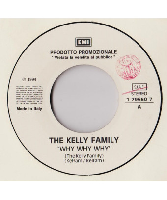 Why Why Why   One More Good Night With The Boys [The Kelly Family,...] - Vinyl 7", 45 RPM, Promo, Stereo