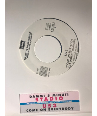 Dammi 5 Minuti [Stadio] - Vinyl 7", 45 RPM, Single, Promo, Stereo [product.brand] 1 - Shop I'm Jukebox 