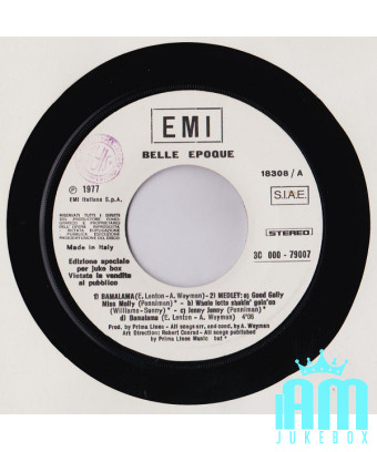 Bamalama Medley 1 2 Night [Belle Epoque,...] - Vinyl 7", 45 RPM, Jukebox [product.brand] 1 - Shop I'm Jukebox 