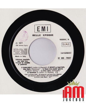 Bamalama Medley 1 2 Night [Belle Epoque,...] - Vinyle 7", 45 Tours, Jukebox [product.brand] 1 - Shop I'm Jukebox 