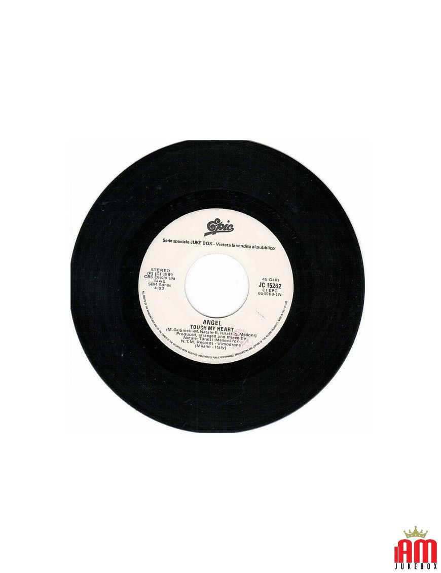 Touch My Heart Questa Sera [Angel (54),...] - Vinyl 7", 45 RPM, Jukebox [product.brand] 1 - Shop I'm Jukebox 