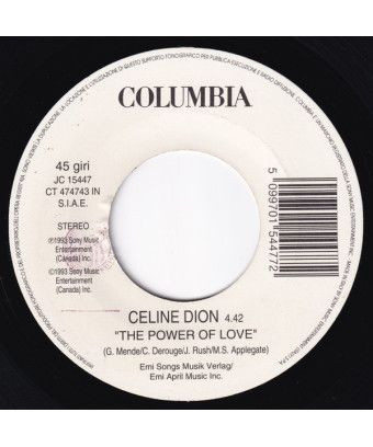 The Power Of Love Too Young To Die [Céline Dion,...] - Vinyl 7", Jukebox [product.brand] 1 - Shop I'm Jukebox 