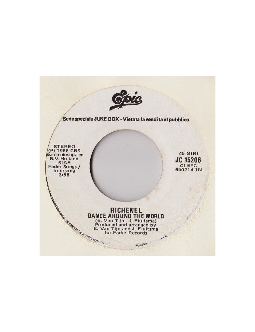 Dance Around The World Dance Dance Dance [Richenel,...] - Vinyl 7", 45 RPM, Jukebox [product.brand] 1 - Shop I'm Jukebox 