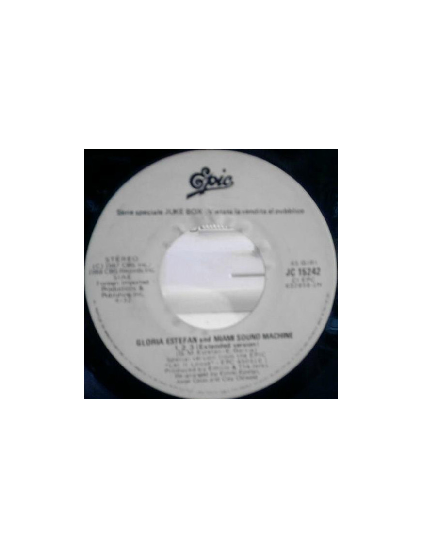 1-2-3 (Extended Version)   Ae, Ao (Extended Version) [Miami Sound Machine] - Vinyl 7", 45 RPM, Jukebox