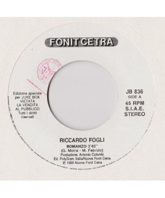 Novel Solo Lei [Riccardo Fogli,...] - Vinyl 7", 45 RPM, Jukebox, Stereo [product.brand] 1 - Shop I'm Jukebox 