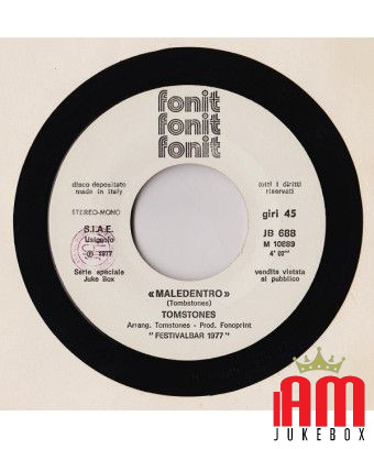 Maledentro Slow Down [I Tombstones,...] - Vinyl 7", 45 RPM, Jukebox [product.brand] 1 - Shop I'm Jukebox 