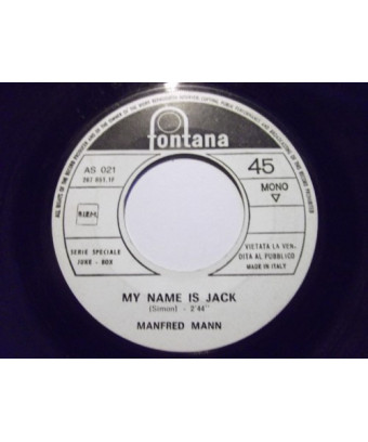 Mein Name ist Jack Rain And Tears [Manfred Mann,...] – Vinyl 7", 45 RPM, Jukebox, Mono [product.brand] 1 - Shop I'm Jukebox 