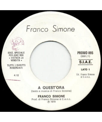 À cette heure, lève-toi et boogie [Franco Simone,...] - Vinyl 7", 45 RPM, Jukebox