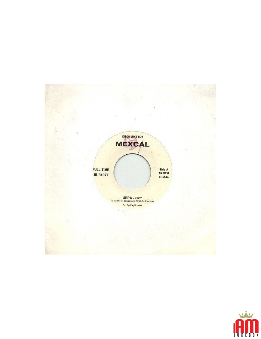 UEPA Lover [Mexcal,...] - Vinyle 7", 45 RPM, Jukebox [product.brand] 1 - Shop I'm Jukebox 