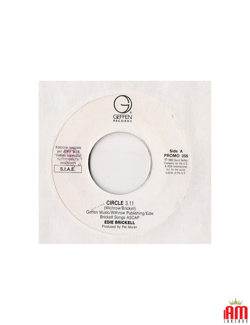 Circle Only I Pazzi Can Love [Edie Brickell,...] - Vinyl 7", 45 RPM, Jukebox [product.brand] 1 - Shop I'm Jukebox 