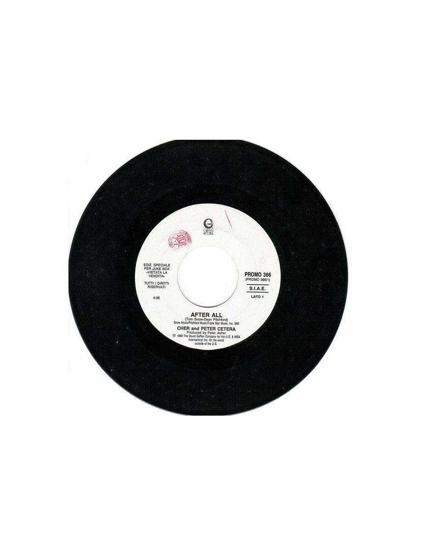 After All   Pas Envie D'Expliquer [Cher,...] - Vinyl 7", 45 RPM, Jukebox