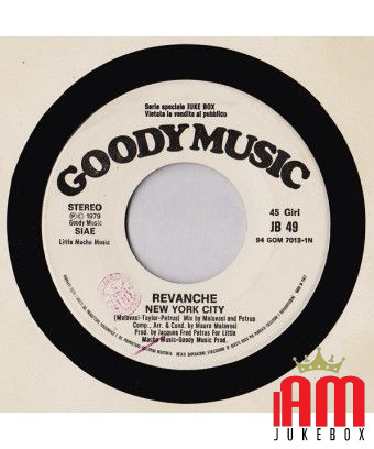 New York City I'm Bad Bad Boy [Revanche,...] - Vinyl 7", 45 RPM, Jukebox [product.brand] 1 - Shop I'm Jukebox 