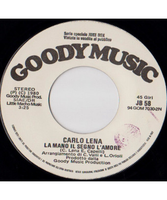 La Mano Il Segno L'Amore   Russia [Carlo Lena,...] - Vinyl 7", 45 RPM, Jukebox