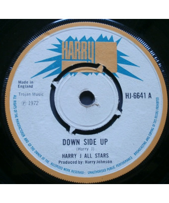 Down Side Up [Harry J. All Stars] – Vinyl 7", 45 RPM, Single [product.brand] 1 - Shop I'm Jukebox 