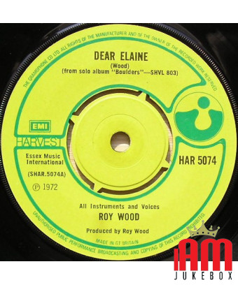 Chère Elaine [Roy Wood] - Vinyle 7", Single, 45 RPM