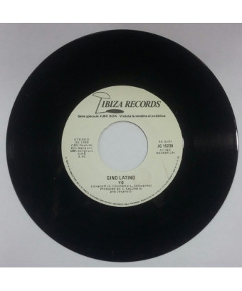 Yo   Riding On A Train [Gino Latino,...] - Vinyl 7", 45 RPM, Jukebox