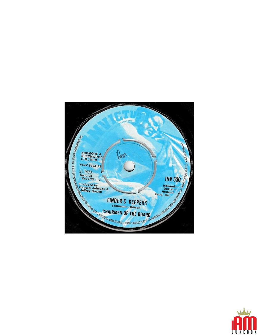 Finder's Keepers [Chairmen Of The Board] - Vinyl 7", Single, 45 RPM [product.brand] 1 - Shop I'm Jukebox 