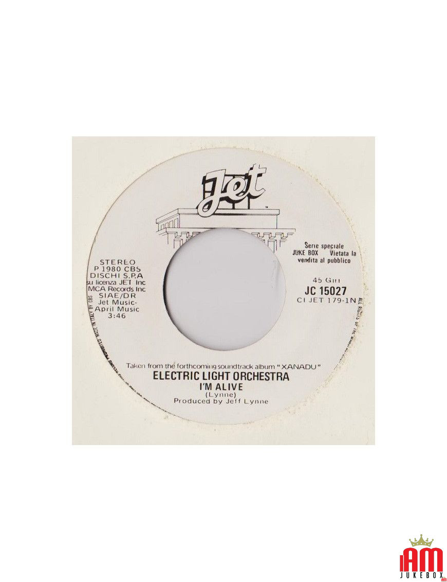 I'm Alive Xanadu [Electric Light Orchestra,...] – Vinyl 7", 45 RPM, Jukebox, Stereo [product.brand] 1 - Shop I'm Jukebox 