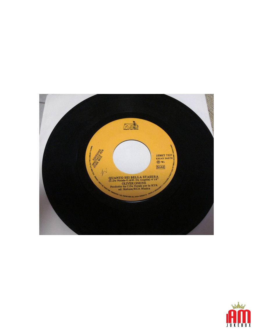 Quanto Sei Bella Stasera The Melody Plays [Oliver Onions,...] - Vinyl 7", 45 RPM, Single, Jukebox [product.brand] 1 - Shop I'm J