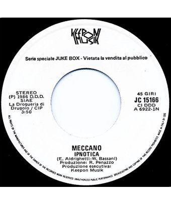 Hypnotic Now You [Meccano (3),...] – Vinyl 7", 45 RPM, Jukebox [product.brand] 1 - Shop I'm Jukebox 