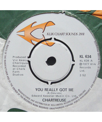 You Really Got Me [Chartreuse (2)] - Vinyl 7", Single, 45 RPM
