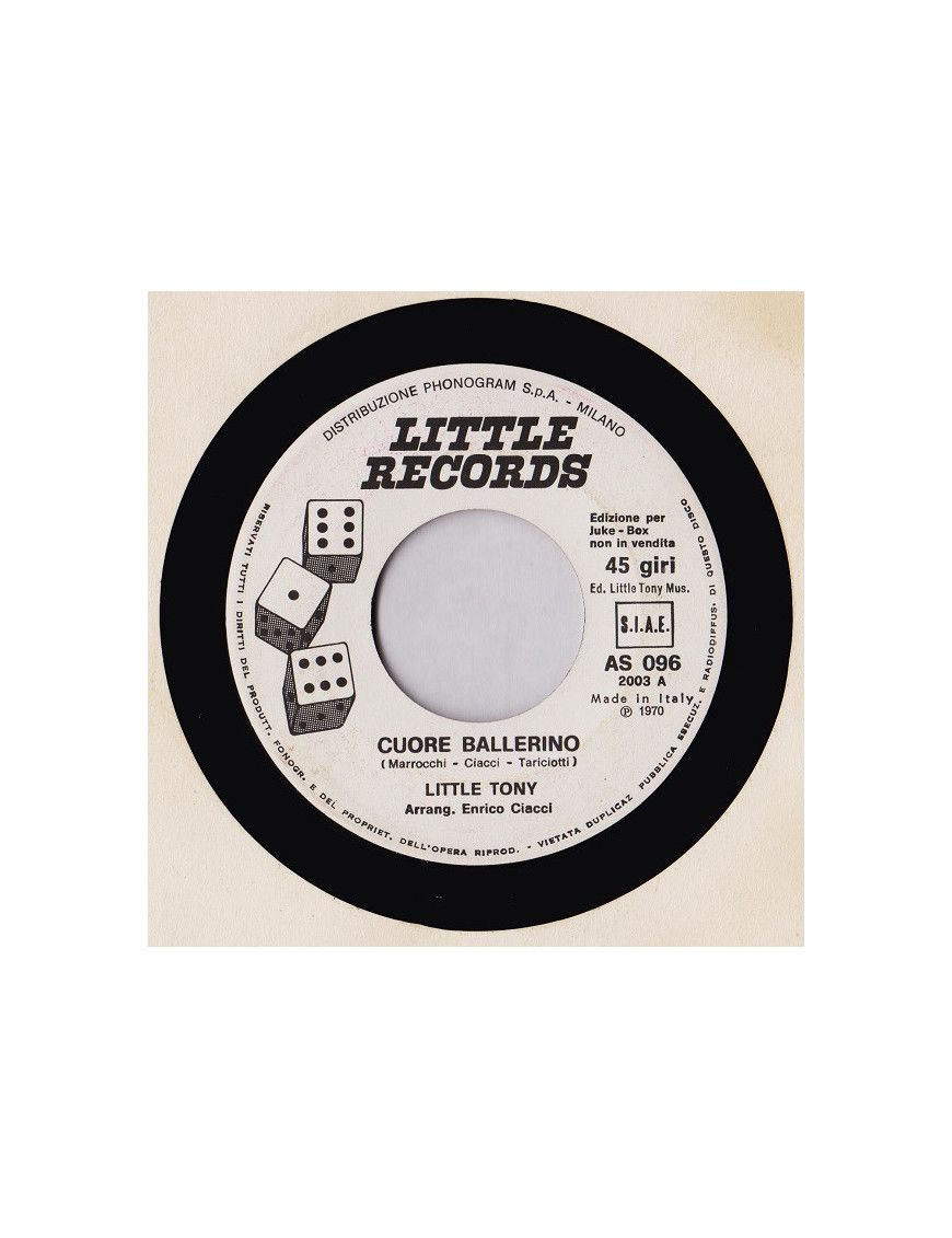 Dancing Heart Goodbye My [Little Tony,...] - Vinyl 7", 45 RPM, Jukebox [product.brand] 1 - Shop I'm Jukebox 