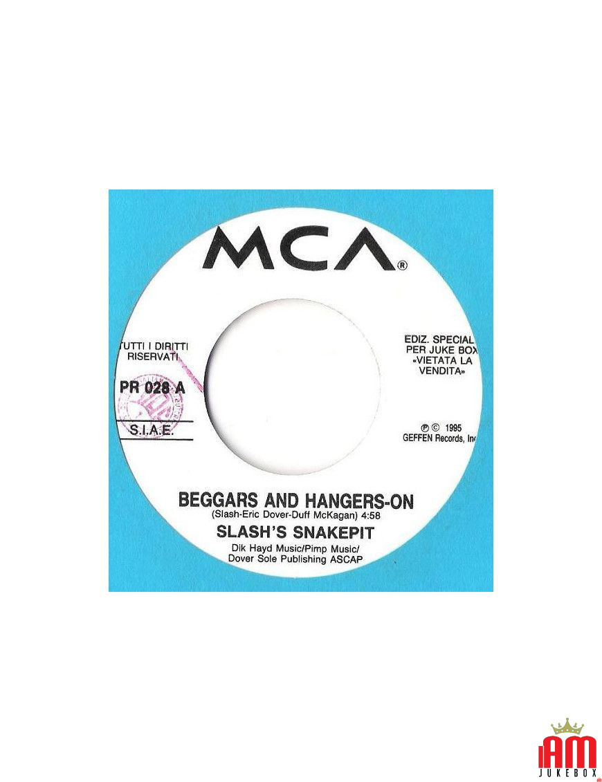 Beggars And Hangers-On Waking Up [Slash's Snakepit,...] - Vinyle 7", 45 RPM, Jukebox [product.brand] 1 - Shop I'm Jukebox 